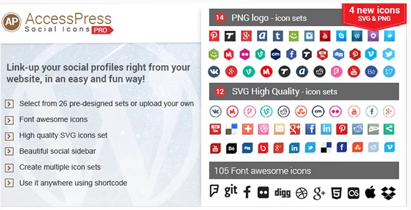  AccessPress Social Icons Pro