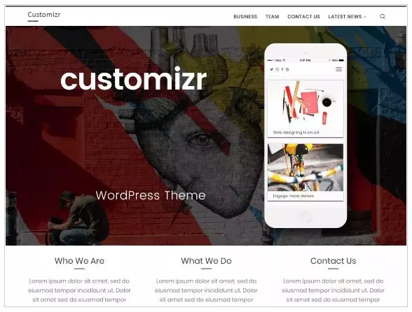 Free WordPress Themes for 2019 - Customizr