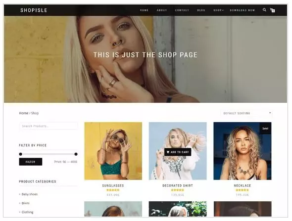 Free WordPress Themes for 2019 - Shop Isle