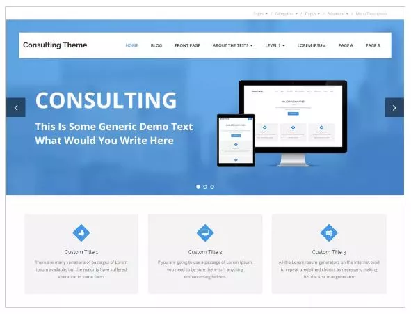 Free WordPress Themes for 2019 - Consulting