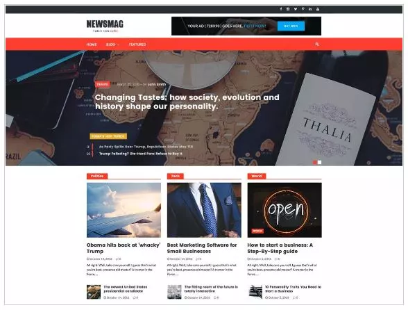 Free WordPress Themes for 2019 - NewsMag