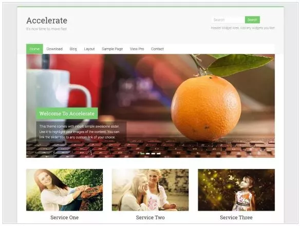 Free WordPress Themes for 2019 - Accelerate