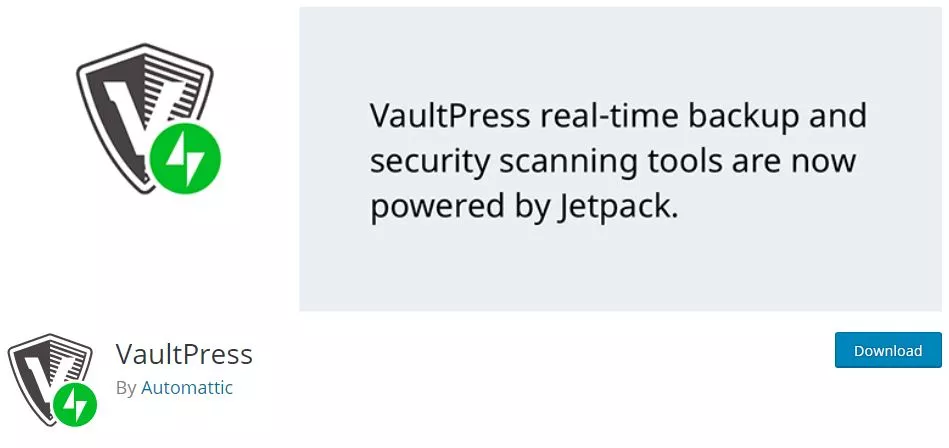WordPress Security Plugins - VaultPress