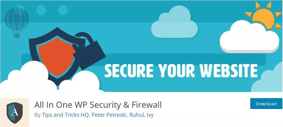 WordPress Security Plugins - All In One WP Security & Firewall