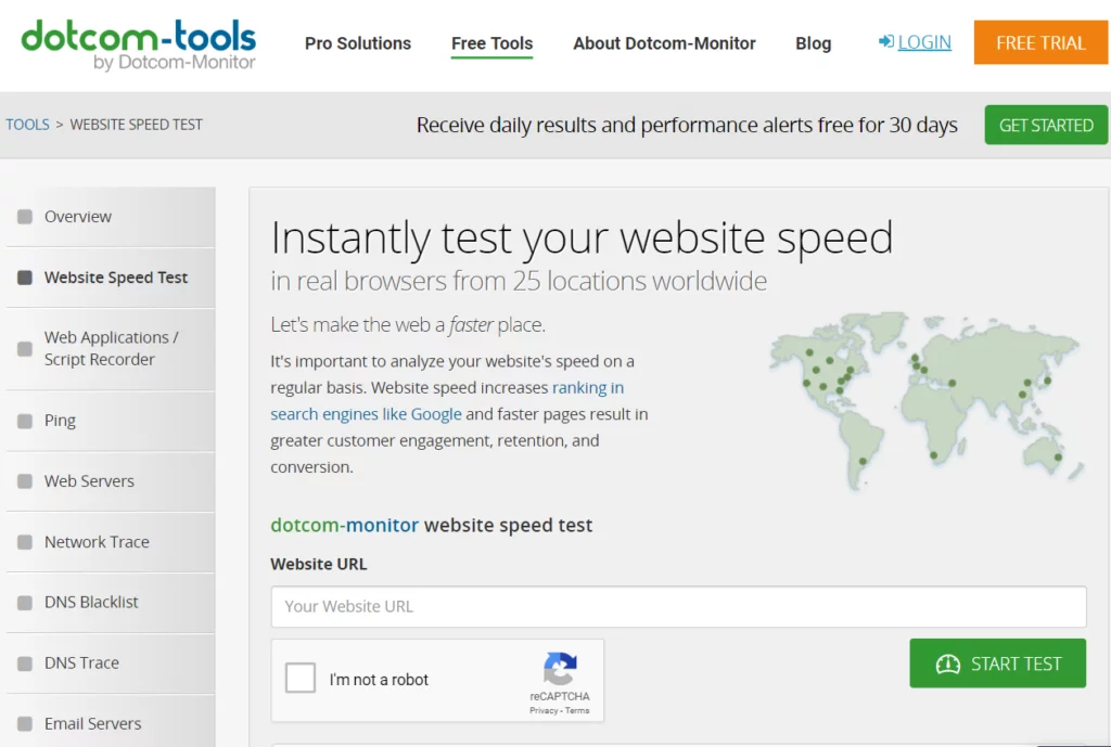 dotcom-tools Website Speed Test