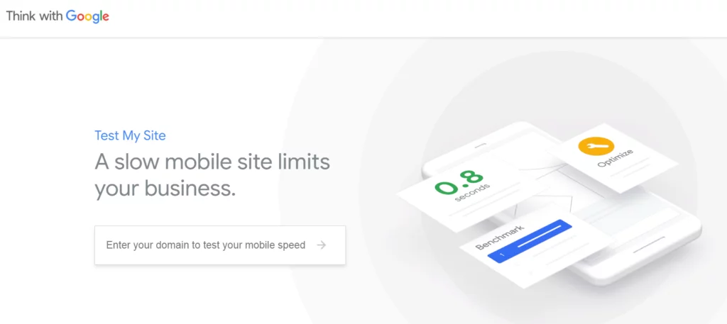 google test my site Website Speed Test