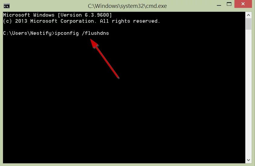 clear dns cache windows Edit Hosts File