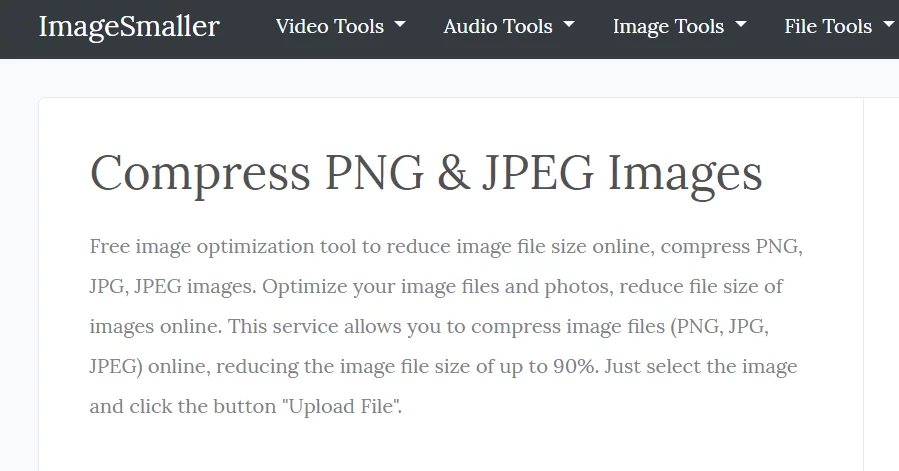 ImageSmaller Optimize Images for WordPress