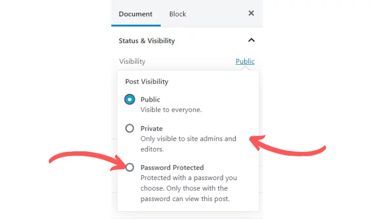 WordPress Post Visibility Hide Posts or Pages in WordPress