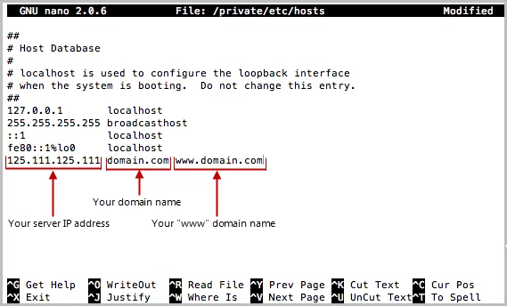 mac hosts file update Edit Hosts File