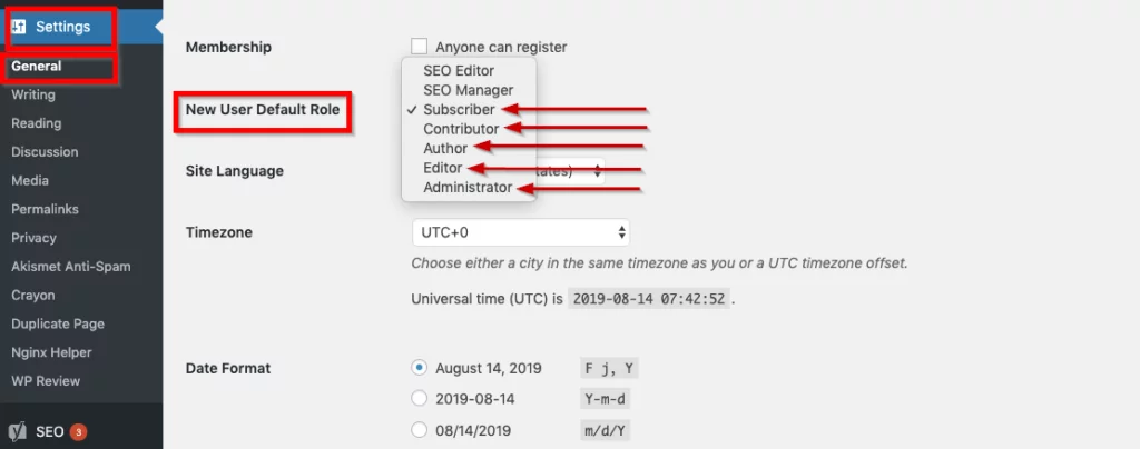 new-user-default-role How to Enable User Registration