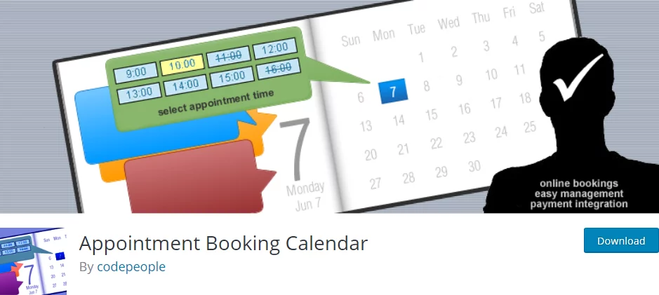 Appointment-Booking-Calendar WordPress Booking Plugins