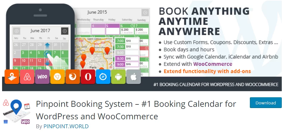 Pinpoint-Booking-System WordPress Booking Plugins