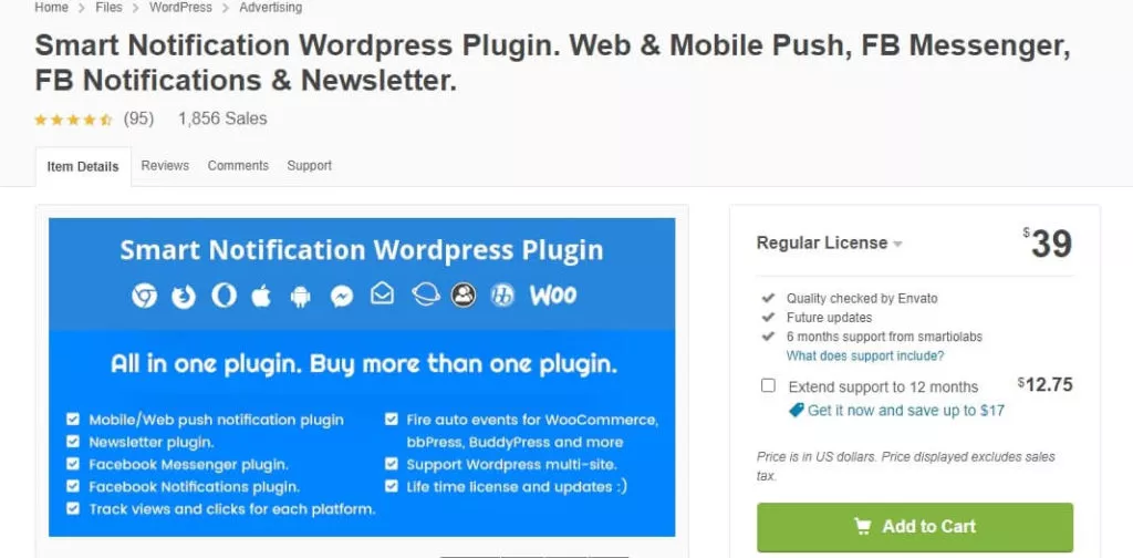 Smart Notifications WordPress Plugin