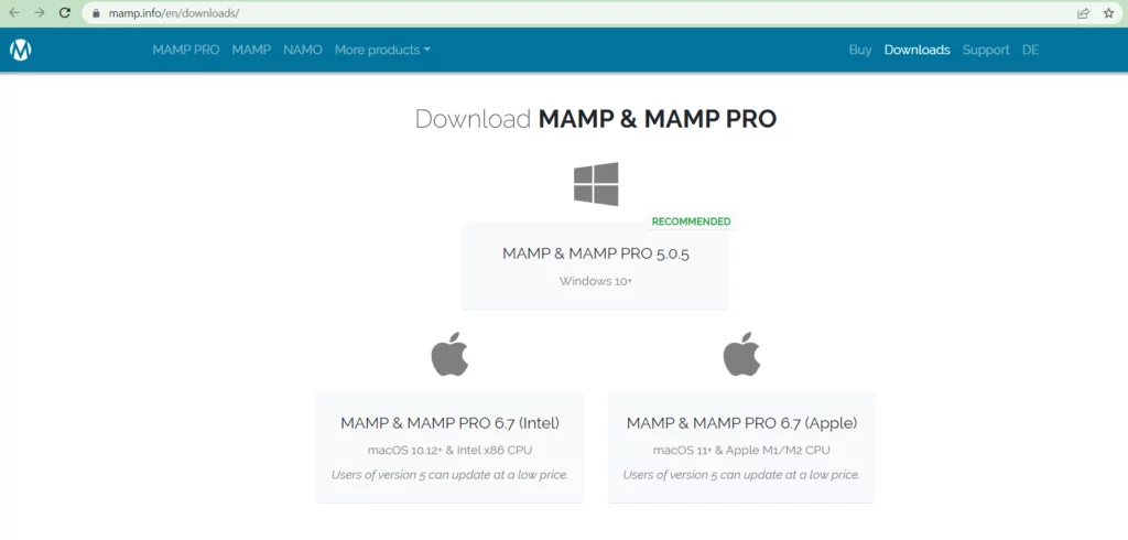 download mamp