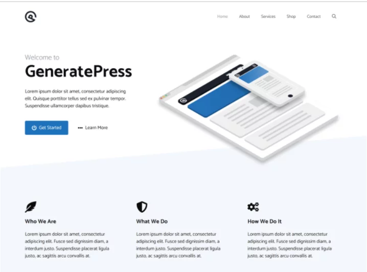 GeneratePress WordPress theme