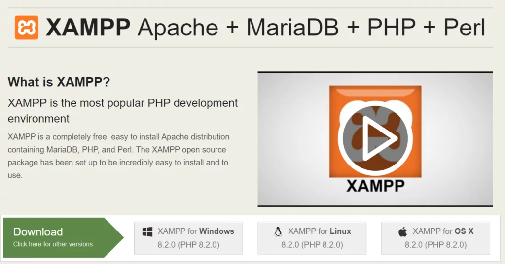 XAMPP for PHP Programming 