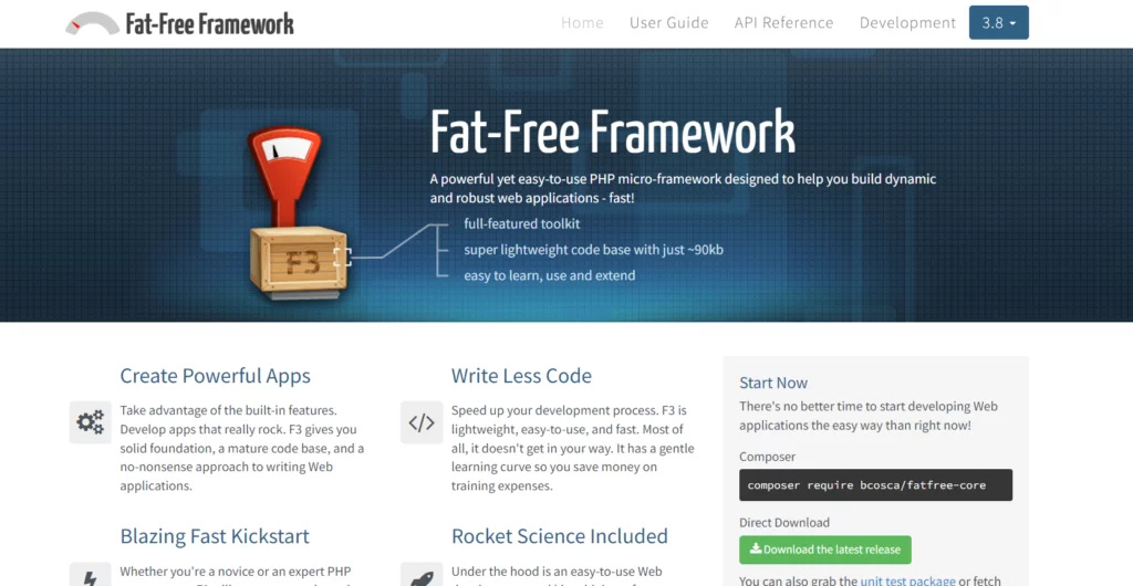 fat-free frameworks