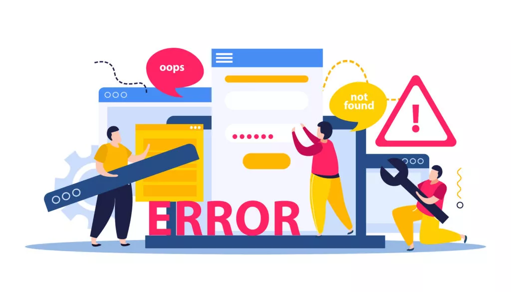 error in WordPress