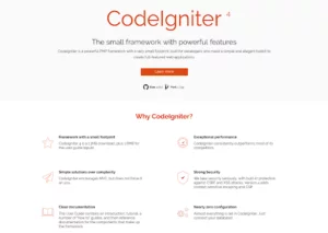 PHP development company CodeIgniter