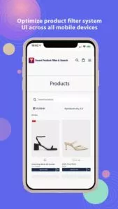 product filter and search