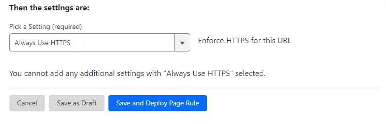 Always use HTTPS