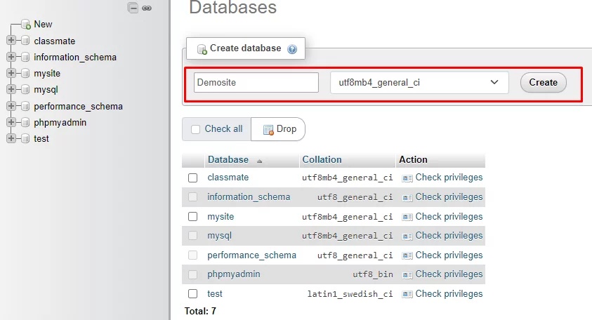 Databases