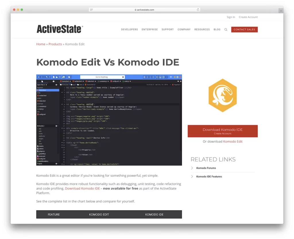 komodo edit