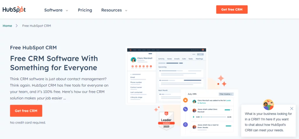 Hubspot CRM tool