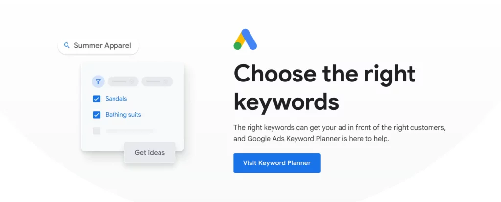 google keyword planner