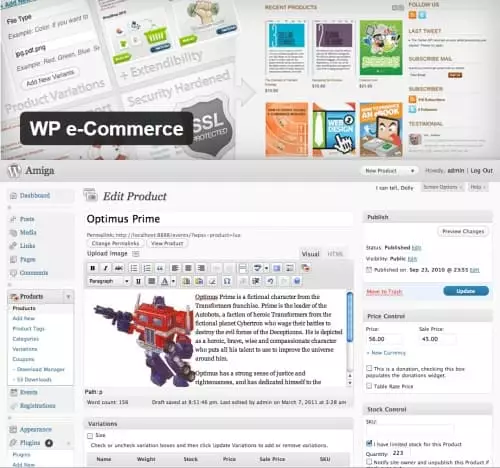 wp ecommerce