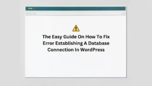 Error-Establishing-A-Database-Connection