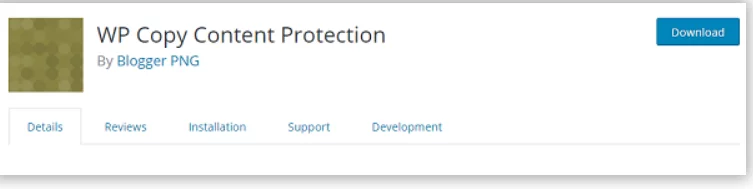 wp content protection