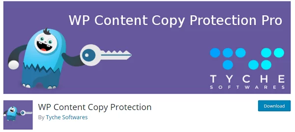 wp content copy protection