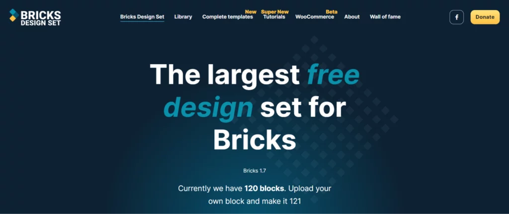 bricks design set