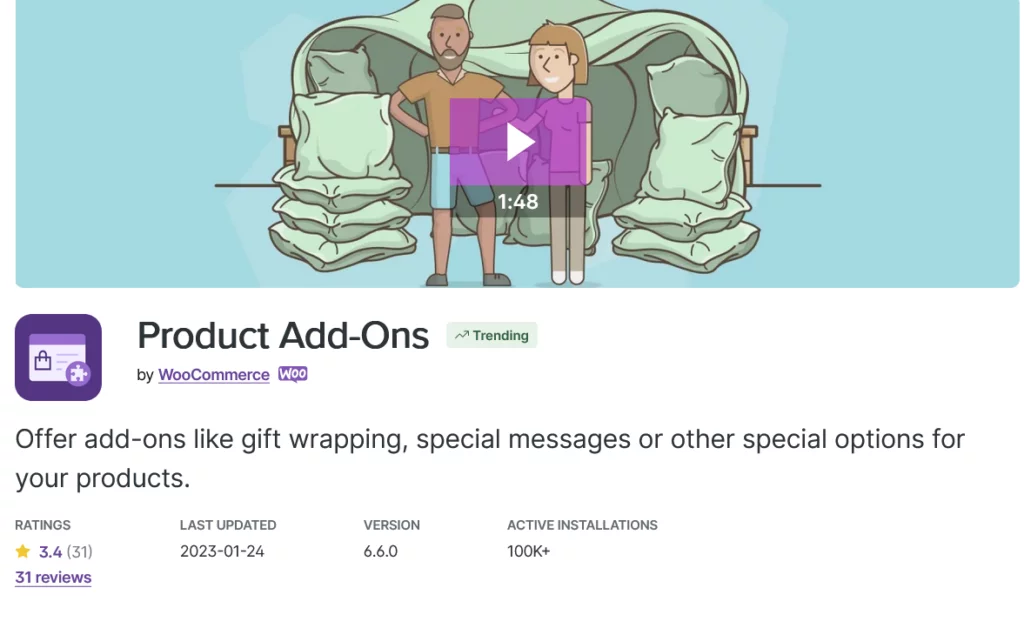 WooCommerce Product Add-Ons