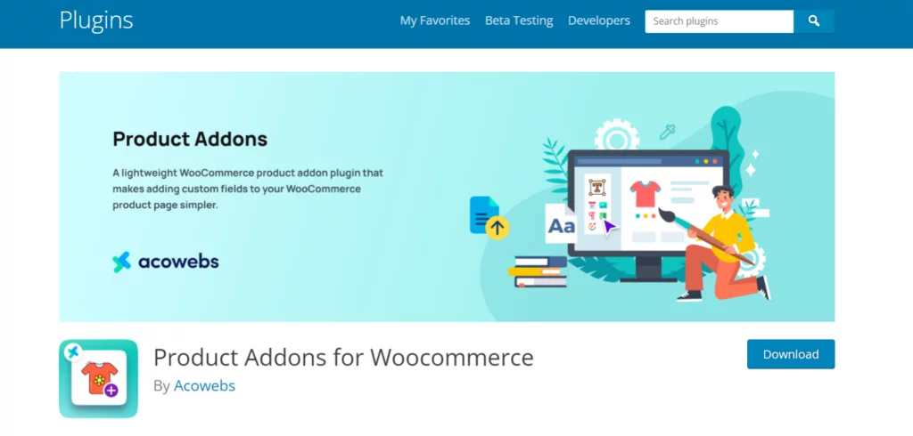 Product Addons for WooCommerce