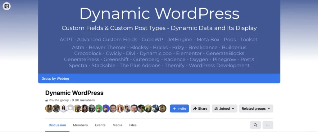dynamic wordpress