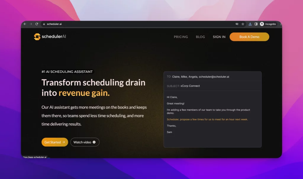 scheduler ai