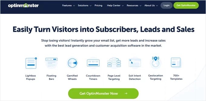 optinmonster dashboard