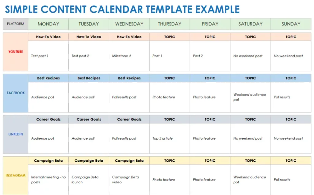 google sheets