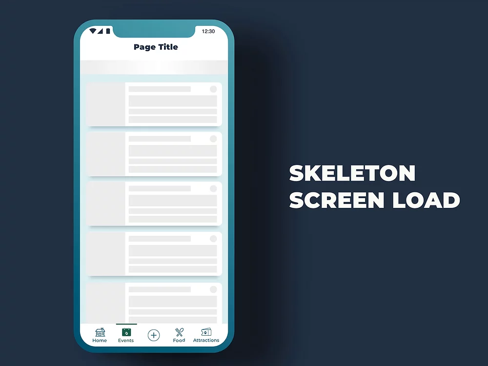 skeleton screens